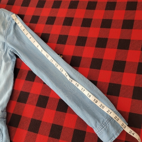 Harper Heritage Chambray Denim Romper - Picture 7 of 12